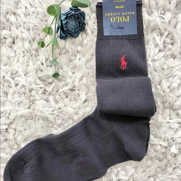 New with tags POLO RALPH LAUREN Cotton Logo socks - Picture 2 of 3